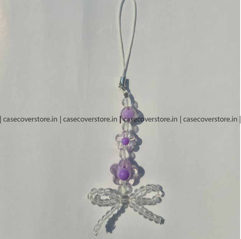Cutest Purple Bow Phone Charm