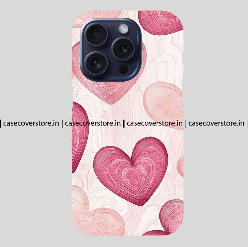 Cute Pink Hearts Phone Case