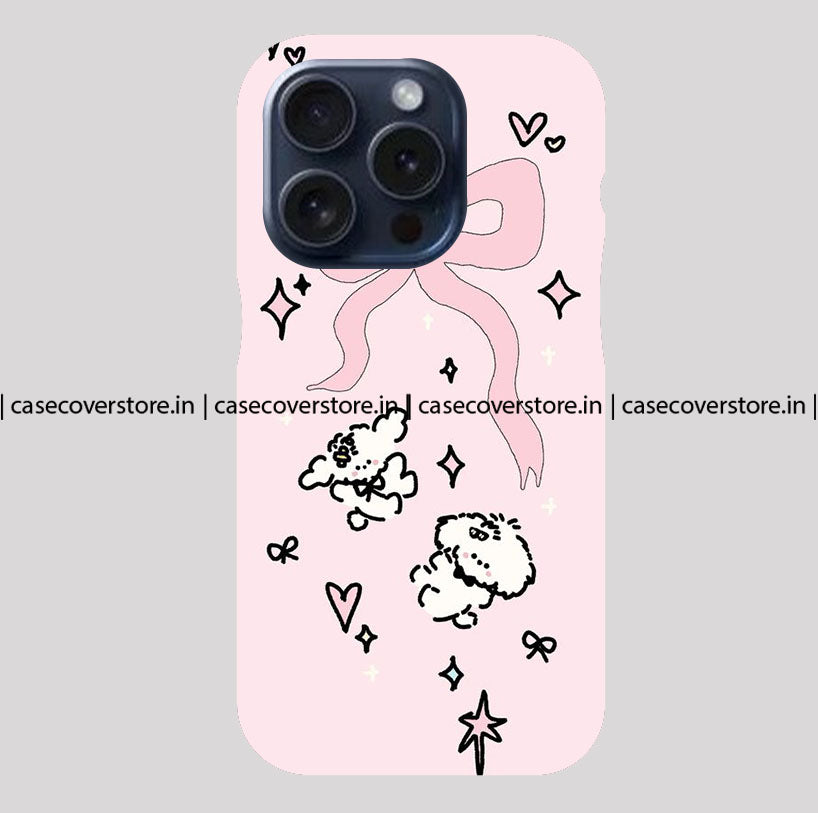 Cute Bow & Bunny Phone Case