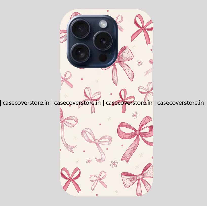 Pink Floral Bow Phone Case