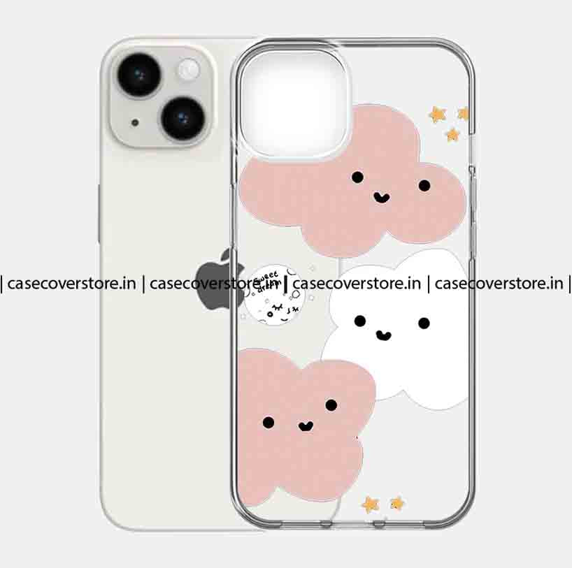 Pink & White Clouds Phone Case