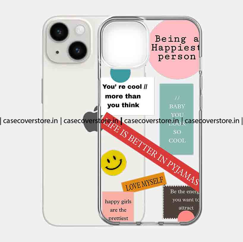 Stickers Clear Phone Case