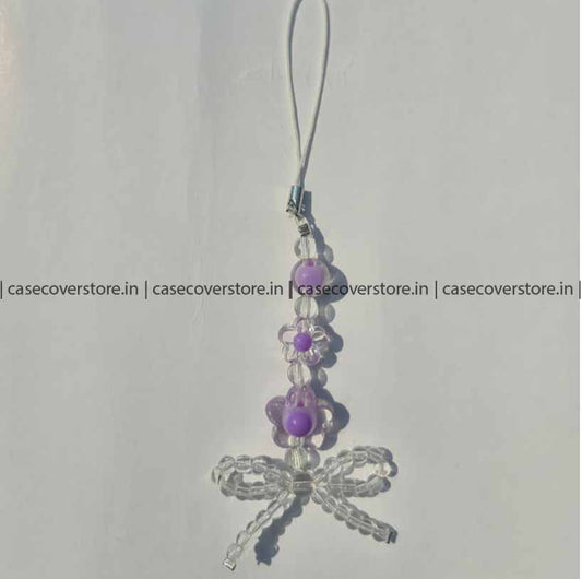 Cutest Purple Bow Phone Charm