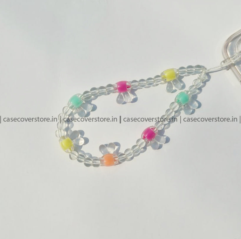 Cute Multicolour Bunny Phone Charm