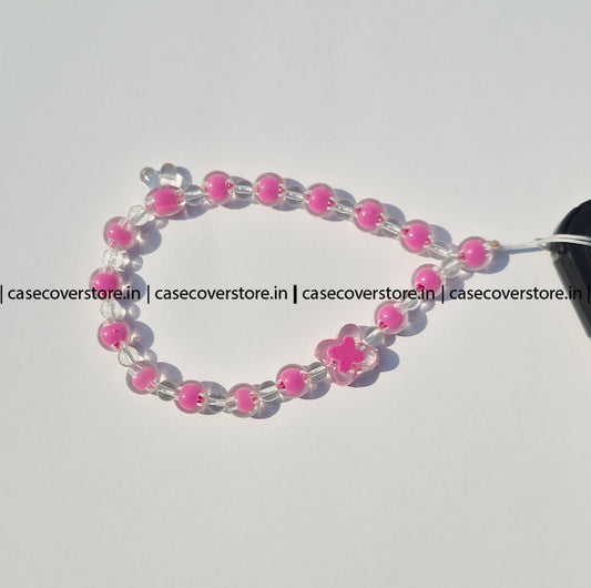 Hot Pink Bunny and Butterfly Phone Charm