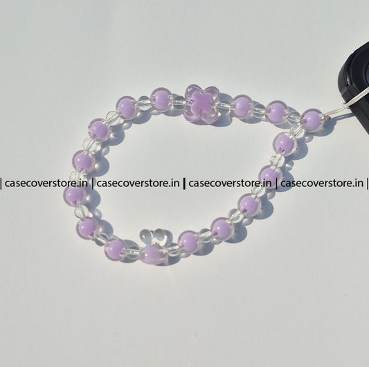 Purple Bunny and Butterfly Phone Charm