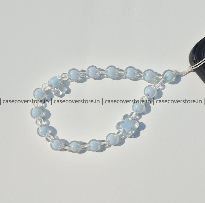 Blue Bunny and Butterfly Phone Charm