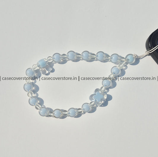 Blue Bunny and Butterfly Phone Charm