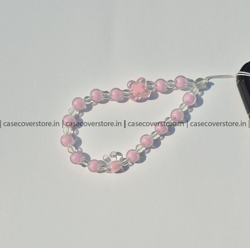 Pink Bunny and Butterfly Phone Charm