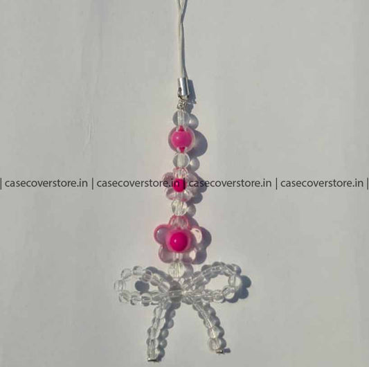 Cutest Hot Pink Bow Phone Charm