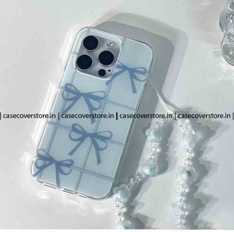 Aesthetic Blue Bow Case  Phone Case