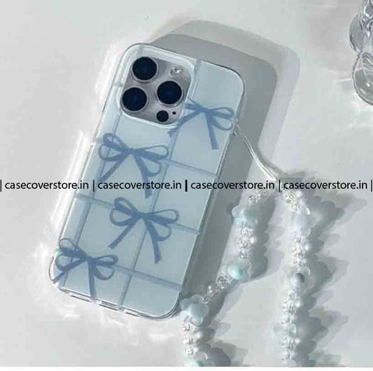 Aesthetic Blue Bow Case  Phone Case
