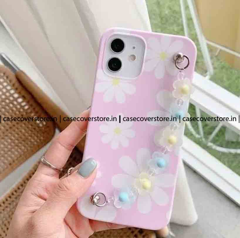 Pink Flower Chain Phone Case