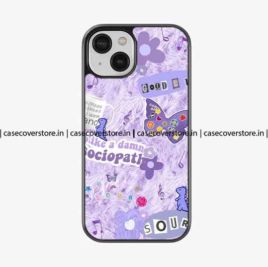 Good Purple Butterfly Premium Glossy Phone Case