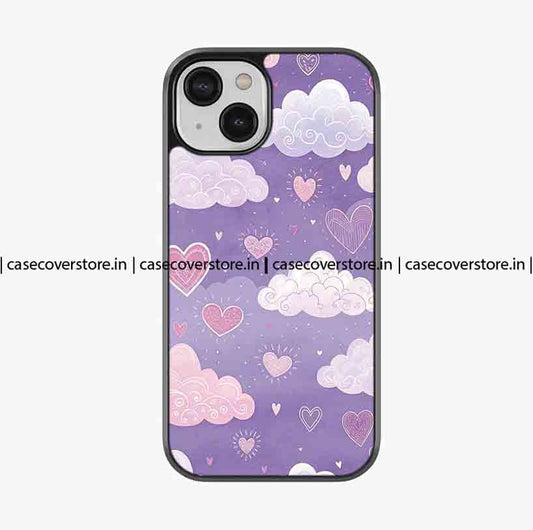 Cute Clouds Premium Glossy Phone Case