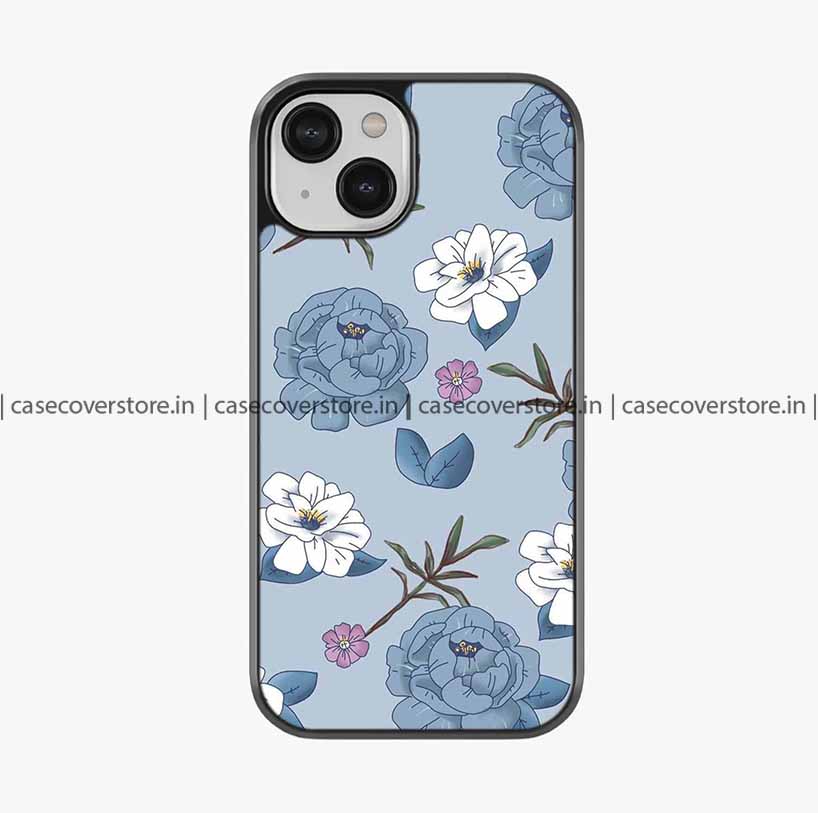 Blue Daisy Dream Premium Glossy Phone Case