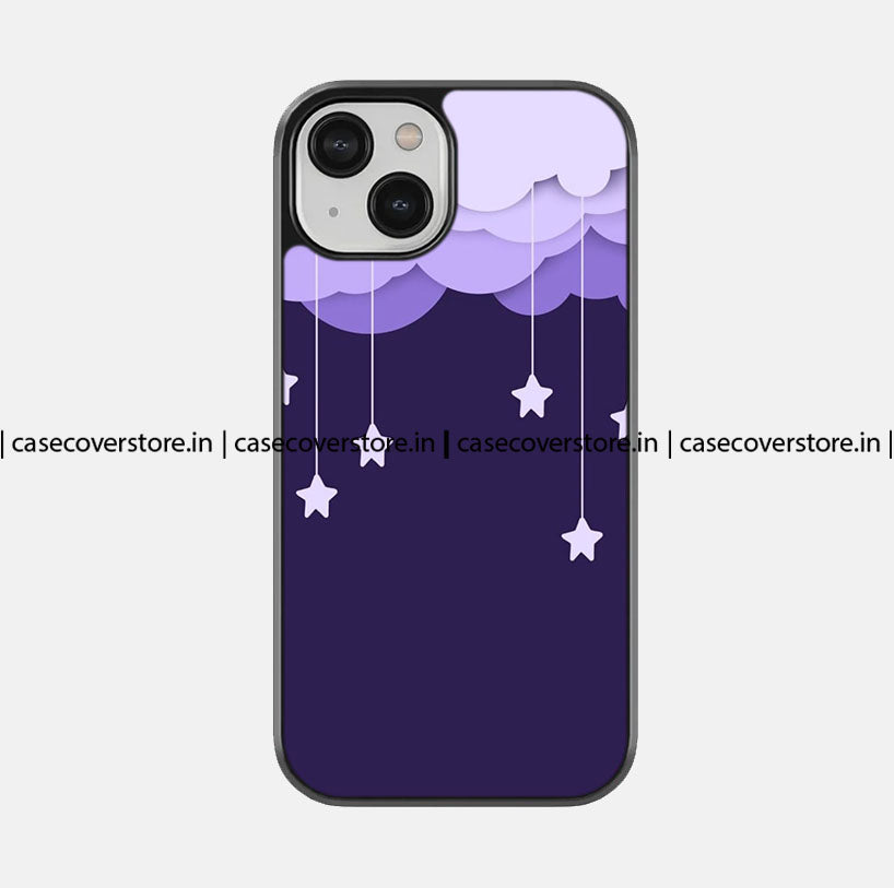 Purple Aesthetic Star Premium Glossy Phone Case