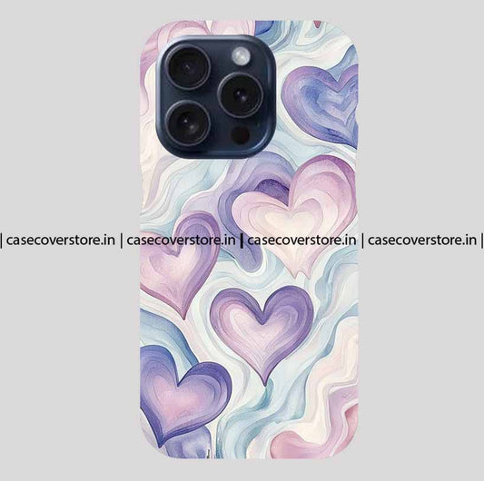 Colorful Aesthetic Hearts Phone Case