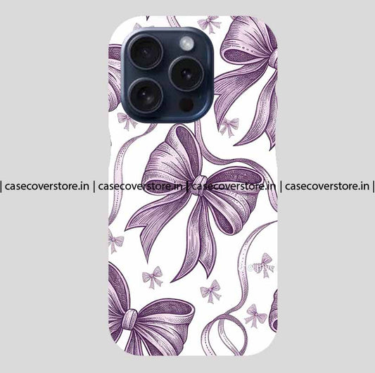 Purple  Bow Phone Case