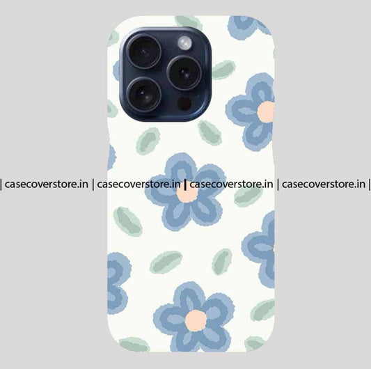 Blue Flowers Phone Case