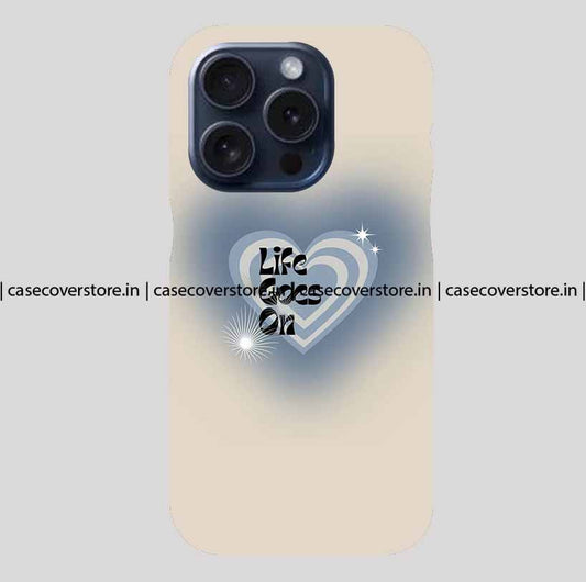 Life Good On Cute Blue Hearts Phone Case