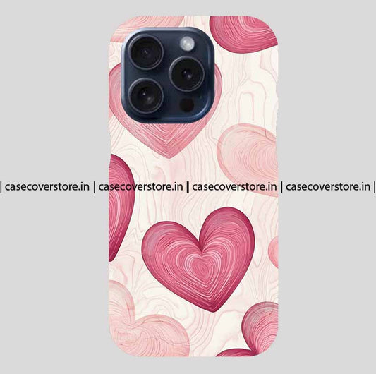 Cute Pink Hearts Phone Case