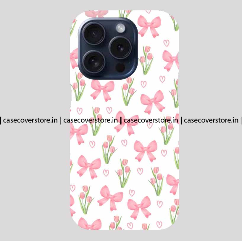 Pink Flower & Pink Phone Case