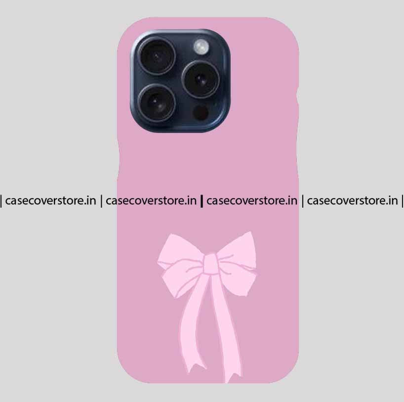 Pink  Aesthetic Bow Phone Case