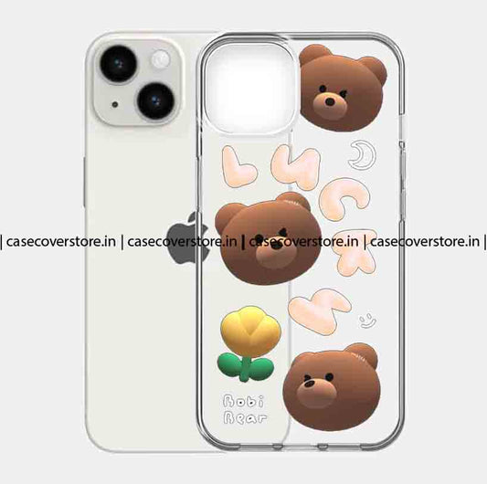 Cute Teddy  Flower Phone Case