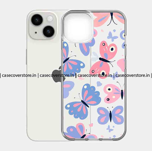 Pink & Blue Butterfly Phone Case