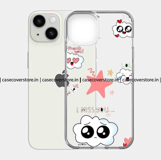 i Miss You lol Clouds Phone Case