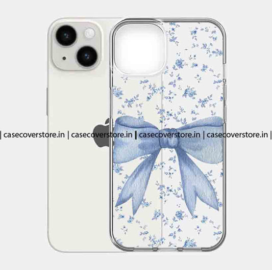 Aesthetic Blue Bow Phone Case