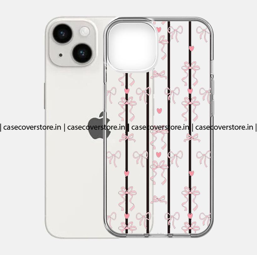 Aesthetic Pink Bow Phone Case